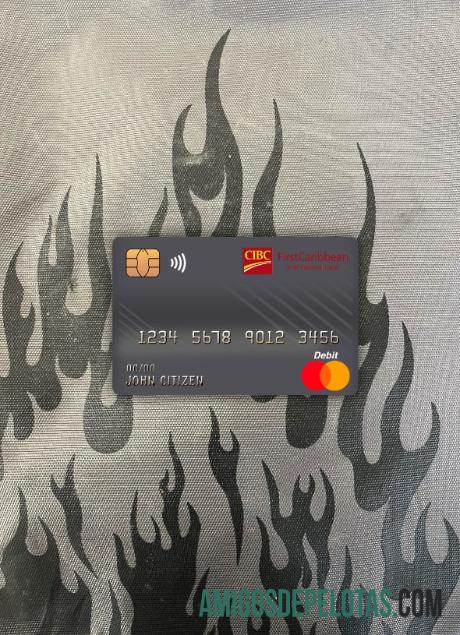 Dominica Cibc Firstcaribbean International Bank Master Cartão de Débito Foto Frente baixar para verificação